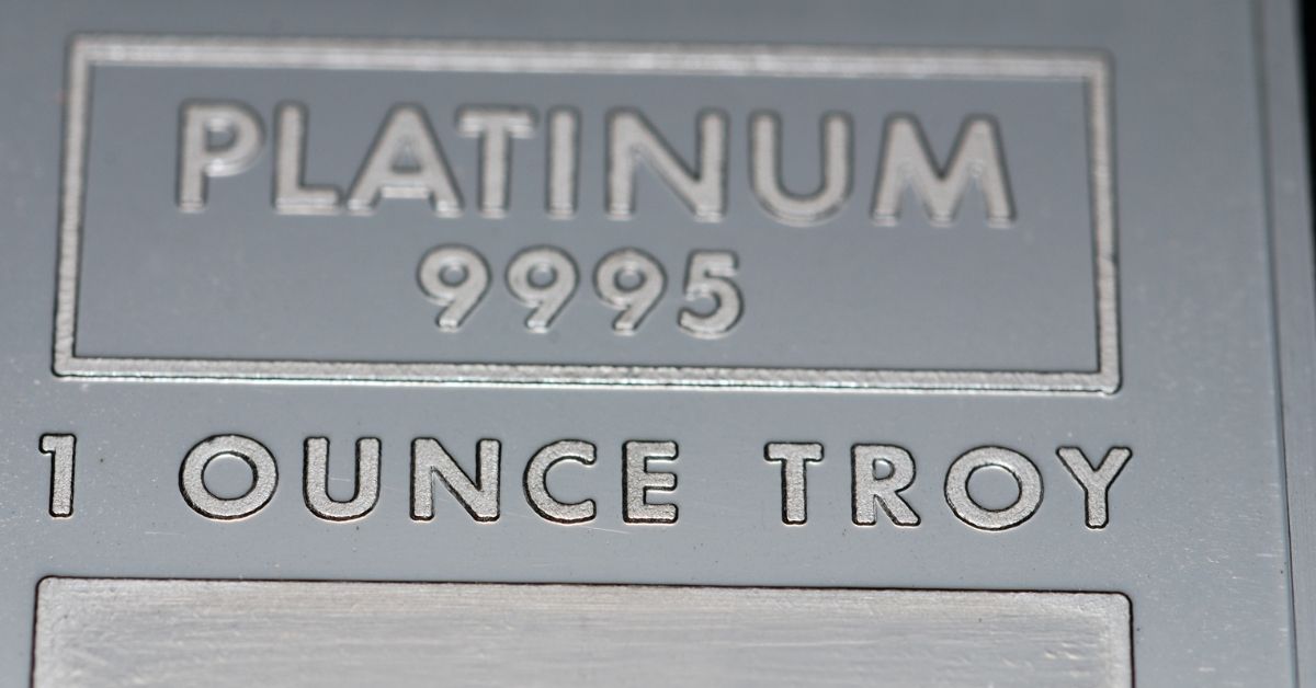 platinum one troy ounce bar