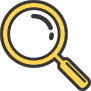 Iconography Magnifying Glass